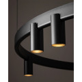 Люстра Nowodvorski 12288 Fourty Round GU10 R35+LED 11+6x10W+9W 3000K 710Lm IP20 чорна4